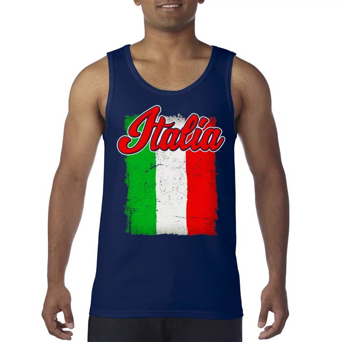 Vintage Italia Flag Tank Top