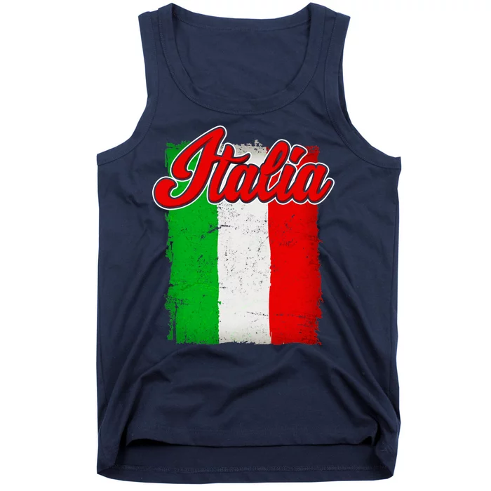 Vintage Italia Flag Tank Top