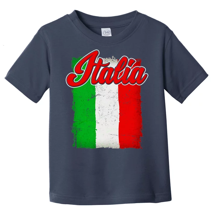 Vintage Italia Flag Toddler T-Shirt