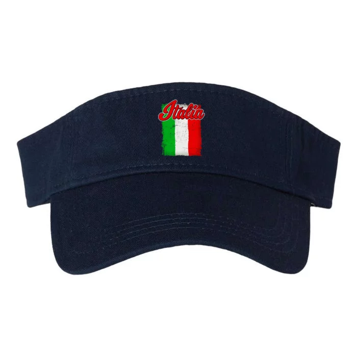 Vintage Italia Flag Valucap Bio-Washed Visor