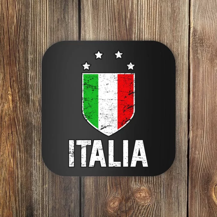 Vintage Italia Shield Crest Coaster