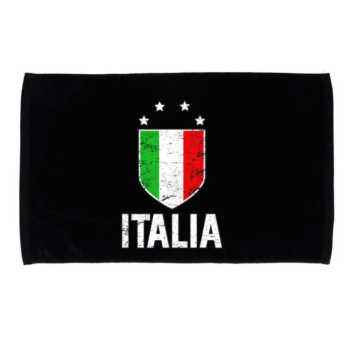 Vintage Italia Shield Crest Microfiber Hand Towel