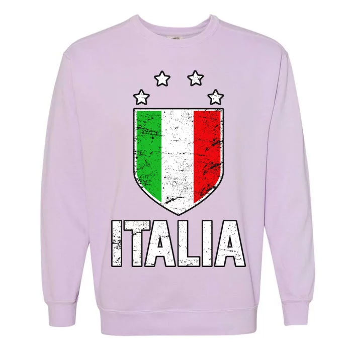 Vintage Italia Shield Crest Garment-Dyed Sweatshirt