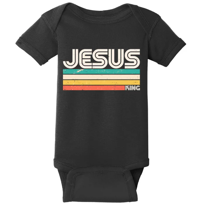 Vintage Jesus King Baby Bodysuit