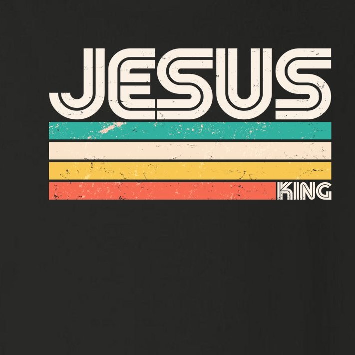 Vintage Jesus King Toddler Long Sleeve Shirt