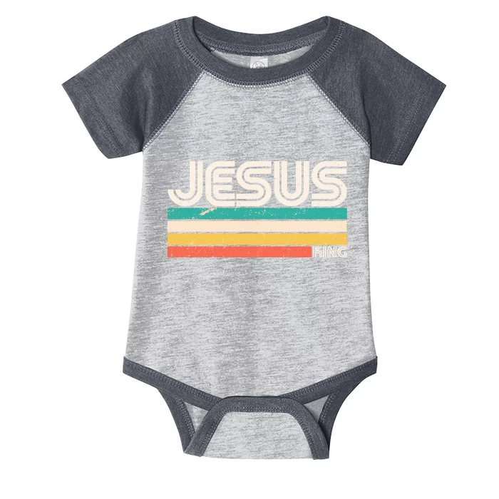 Vintage Jesus King Infant Baby Jersey Bodysuit