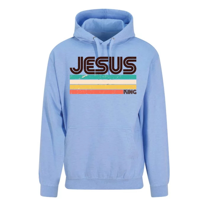 Vintage Jesus King Unisex Surf Hoodie