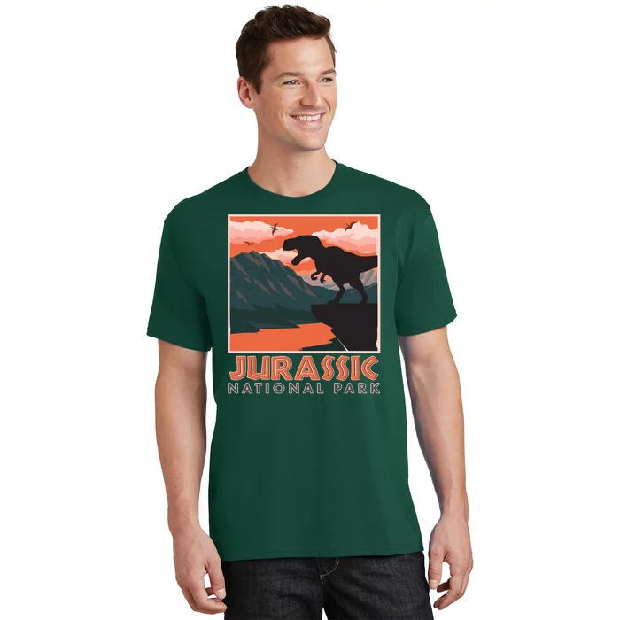 Classic Jurassic Park Poster T-Shirt for Men