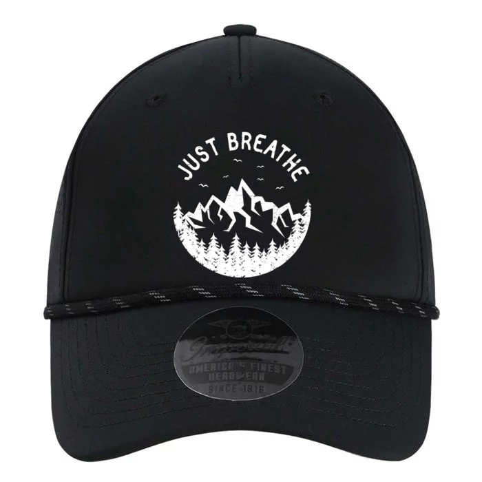 Vintage Just Breathe Nature Adventure Performance The Dyno Cap