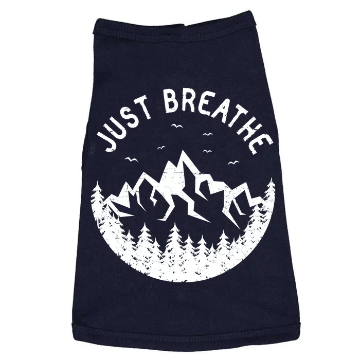 Vintage Just Breathe Nature Adventure Doggie Tank