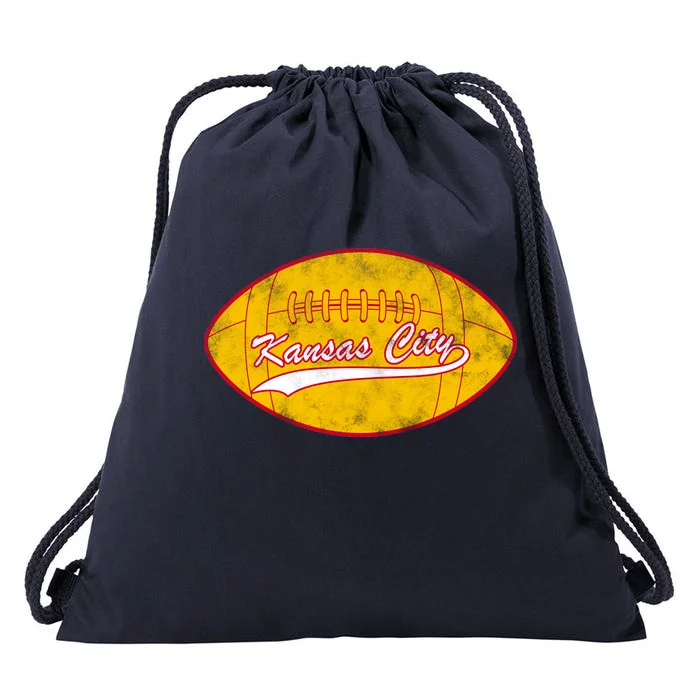 Vintage Kansas City FC Football Drawstring Bag