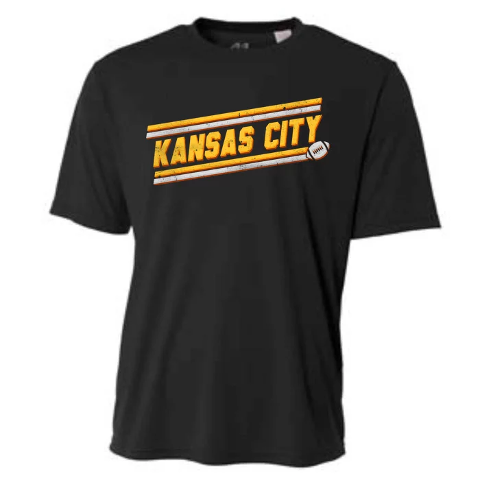 Vintage Kansas City Football Cooling Performance Crew T-Shirt