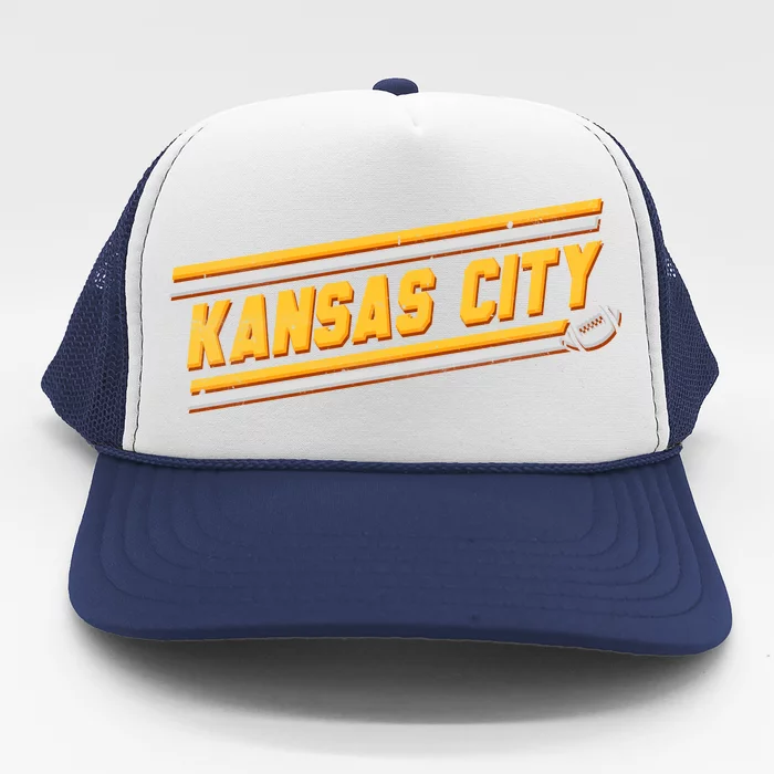 Vintage Kansas City Football Trucker Hat