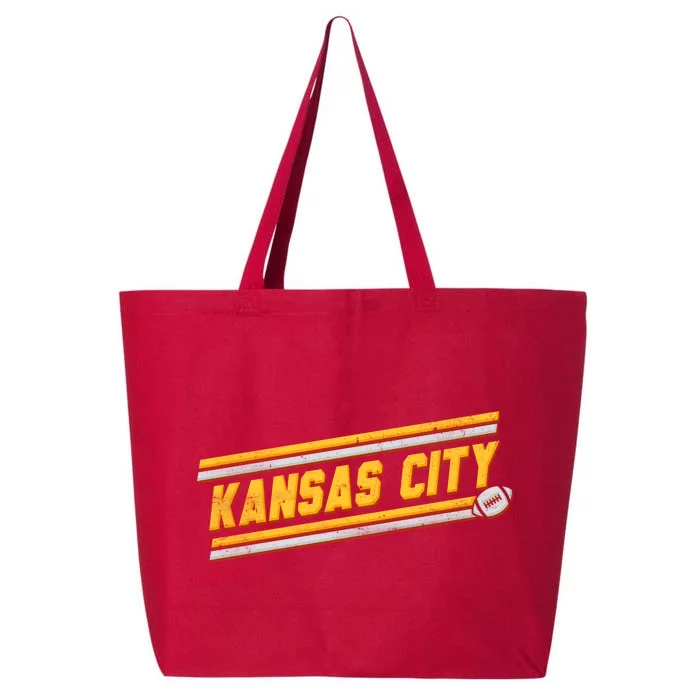 Vintage Kansas City Football 25L Jumbo Tote