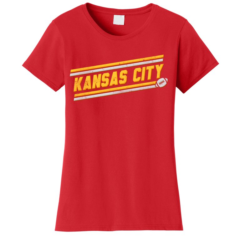 Vintage Kansas City Football Women's T-Shirt
