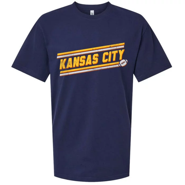 Vintage Kansas City Football Sueded Cloud Jersey T-Shirt