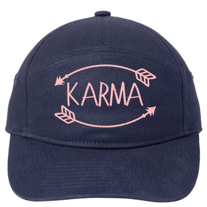 Vintage Karma Arrows 7-Panel Snapback Hat