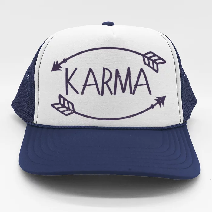 Vintage Karma Arrows Trucker Hat