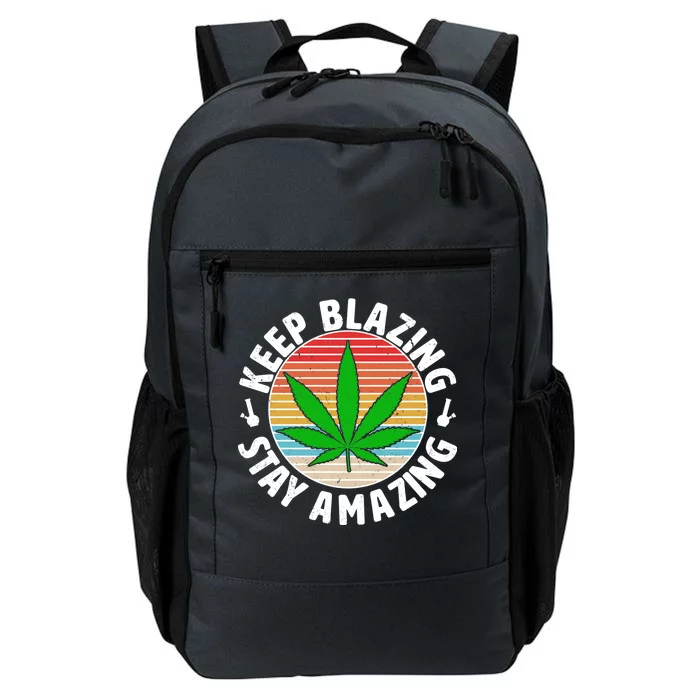 Vintage Keep Blazing Stay Amazing Daily Commute Backpack