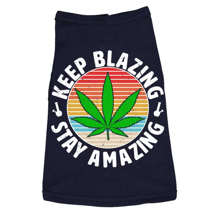 Vintage Keep Blazing Stay Amazing Doggie Tank