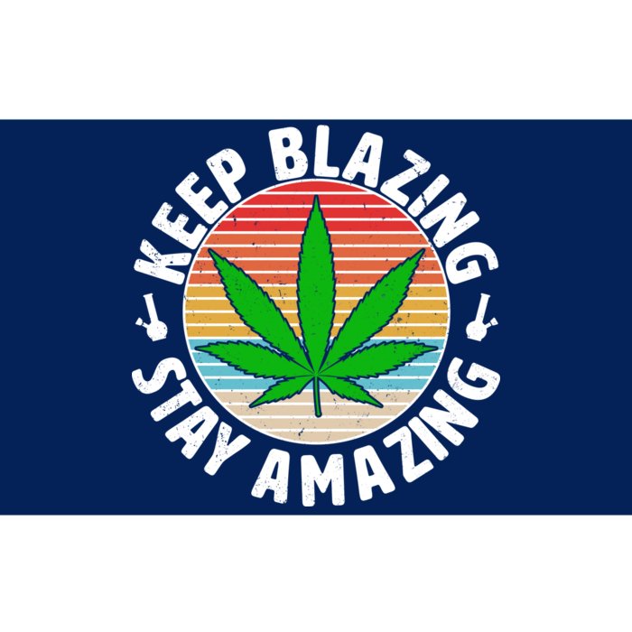 Vintage Keep Blazing Stay Amazing Bumper Sticker