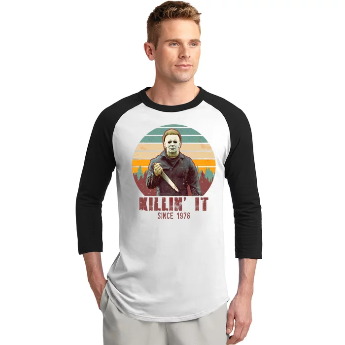 Vintage Killin' It Since 1978 Classic Movie Baseball Sleeve Shirt