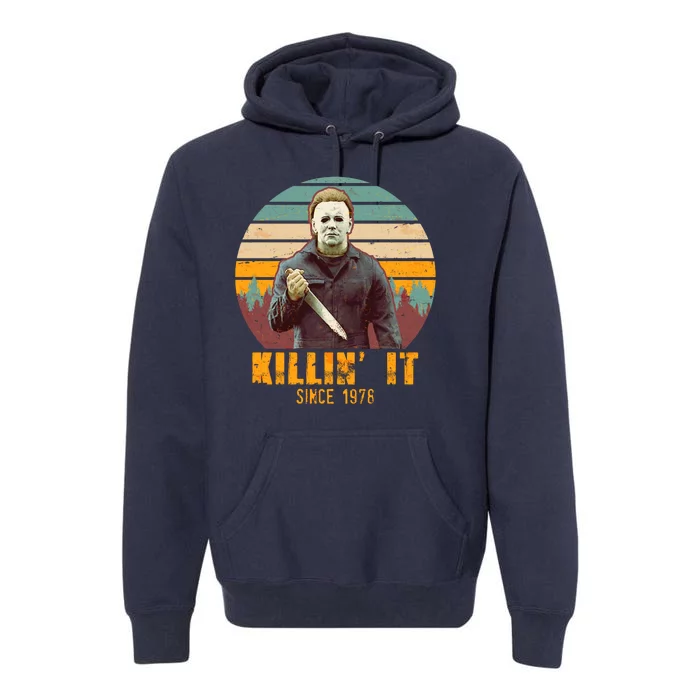 Vintage Killin' It Since 1978 Classic Movie Premium Hoodie