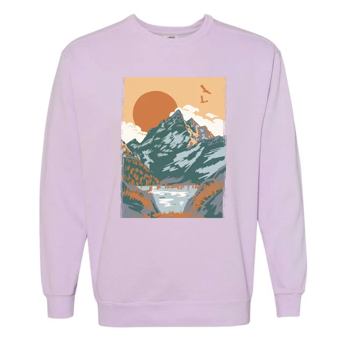 Vintage Landscape Garment-Dyed Sweatshirt