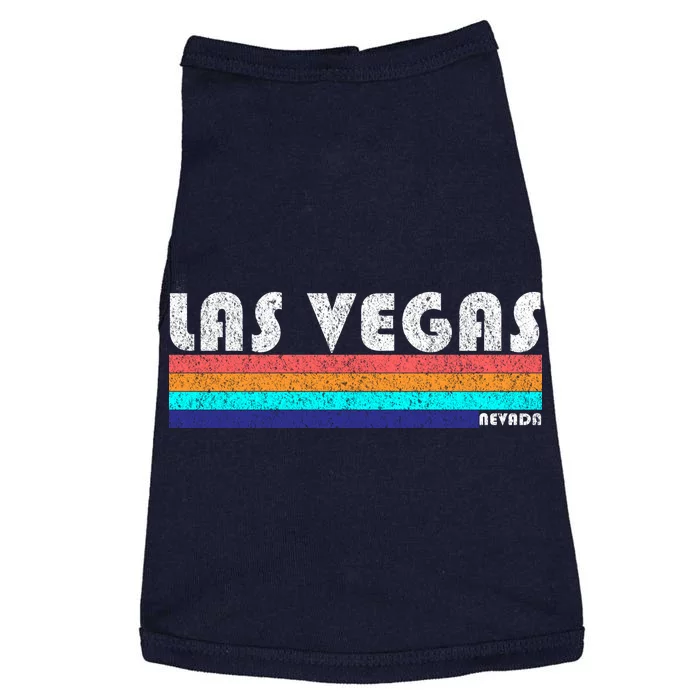 Vintage Las Vegas Nevada Stripe Logo Doggie Tank