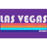 Vintage Las Vegas Nevada Stripe Logo Bumper Sticker