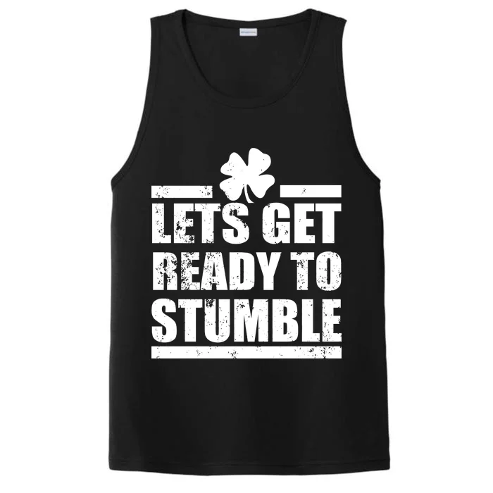 Vintage Let's Get Ready To Stumble Irish Performance Tank