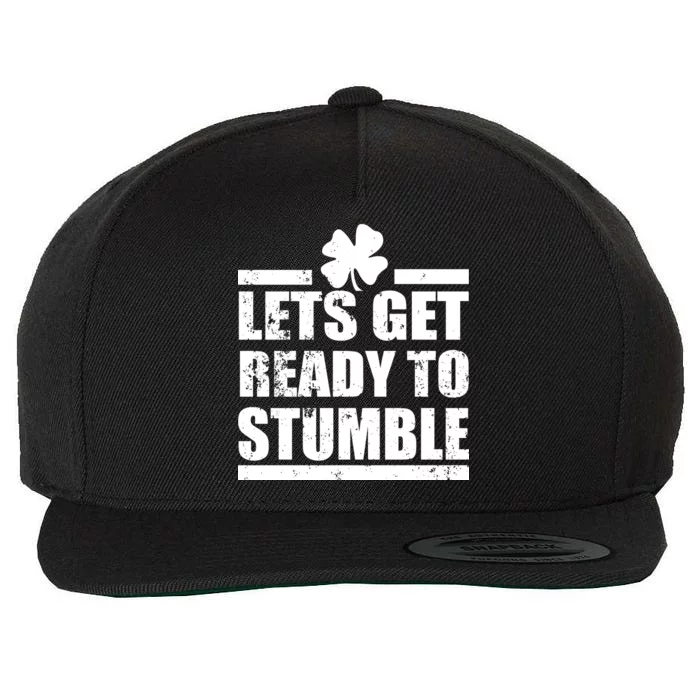 Vintage Let's Get Ready To Stumble Irish Wool Snapback Cap