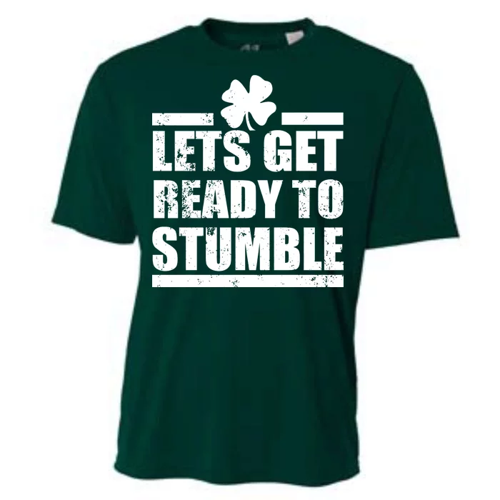 Vintage Let's Get Ready To Stumble Irish Cooling Performance Crew T-Shirt