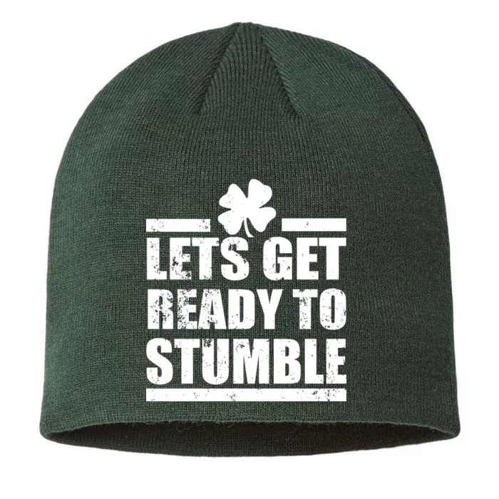 Vintage Let's Get Ready To Stumble Irish 8 1/2in Sustainable Knit Beanie