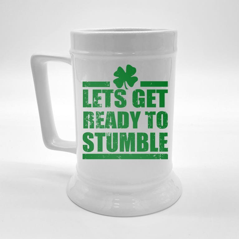Vintage Let's Get Ready To Stumble Irish Beer Stein