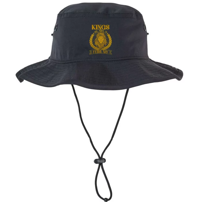 Vintage Lion Kings Are Born In February Legacy Cool Fit Booney Bucket Hat