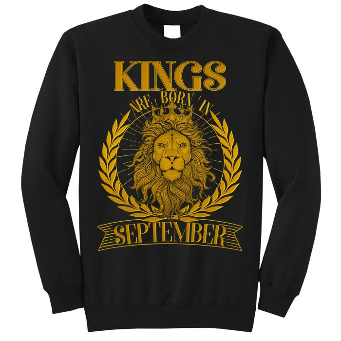 Vintage Lion Kings Are Born In September Sweatshirt