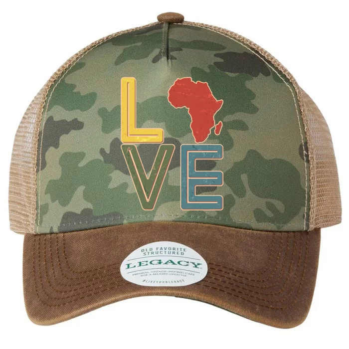 Vintage Love Africa Black History Month Legacy Tie Dye Trucker Hat