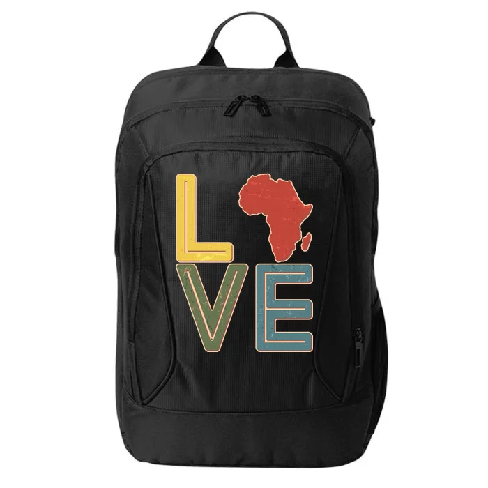 Vintage Love Africa Black History Month City Backpack