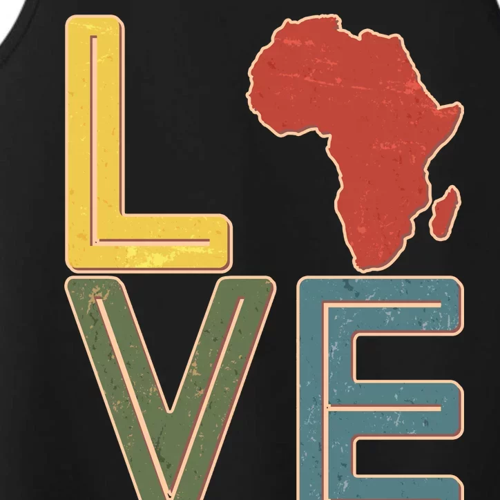 Vintage Love Africa Black History Month Performance Tank