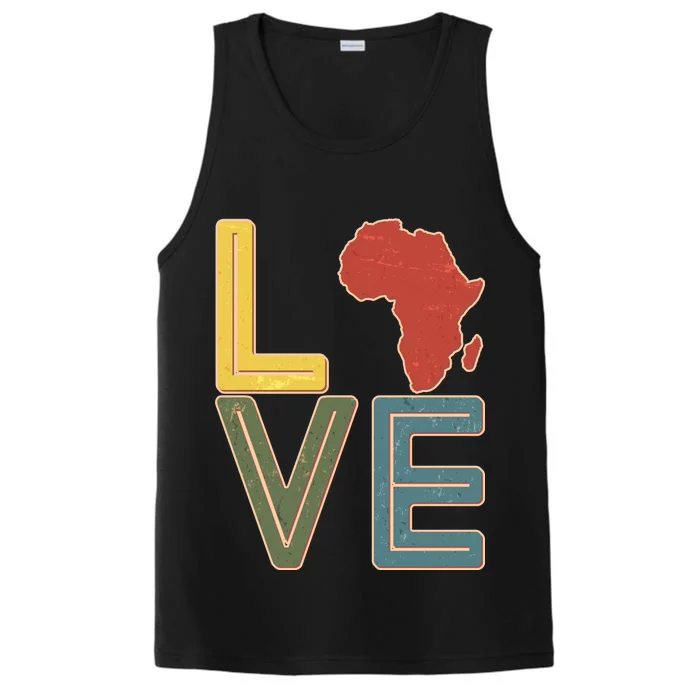 Vintage Love Africa Black History Month Performance Tank