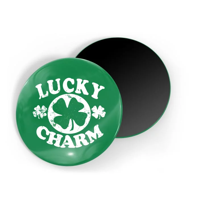 Vintage Lucky Charm Irish Clover Magnet