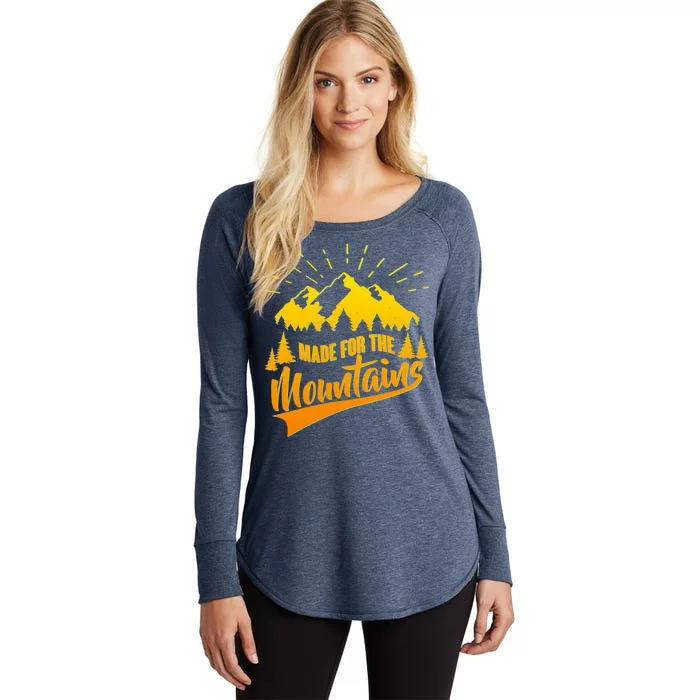 Vintage Made For The Mountains Wilderness Women's Perfect Tri Tunic Long Sleeve Shirt