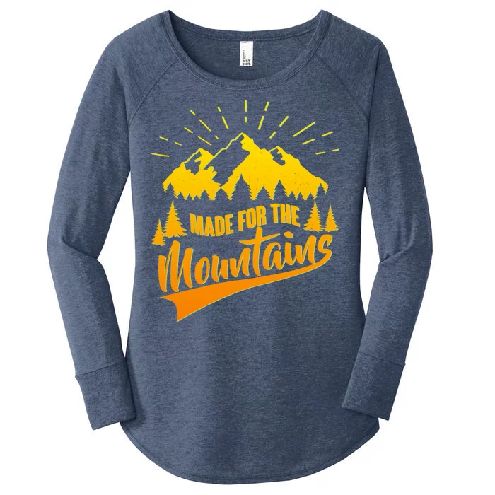 Vintage Made For The Mountains Wilderness Women's Perfect Tri Tunic Long Sleeve Shirt