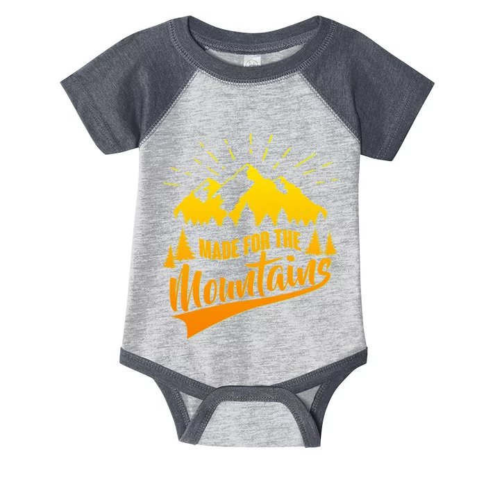 Vintage Made For The Mountains Wilderness Infant Baby Jersey Bodysuit