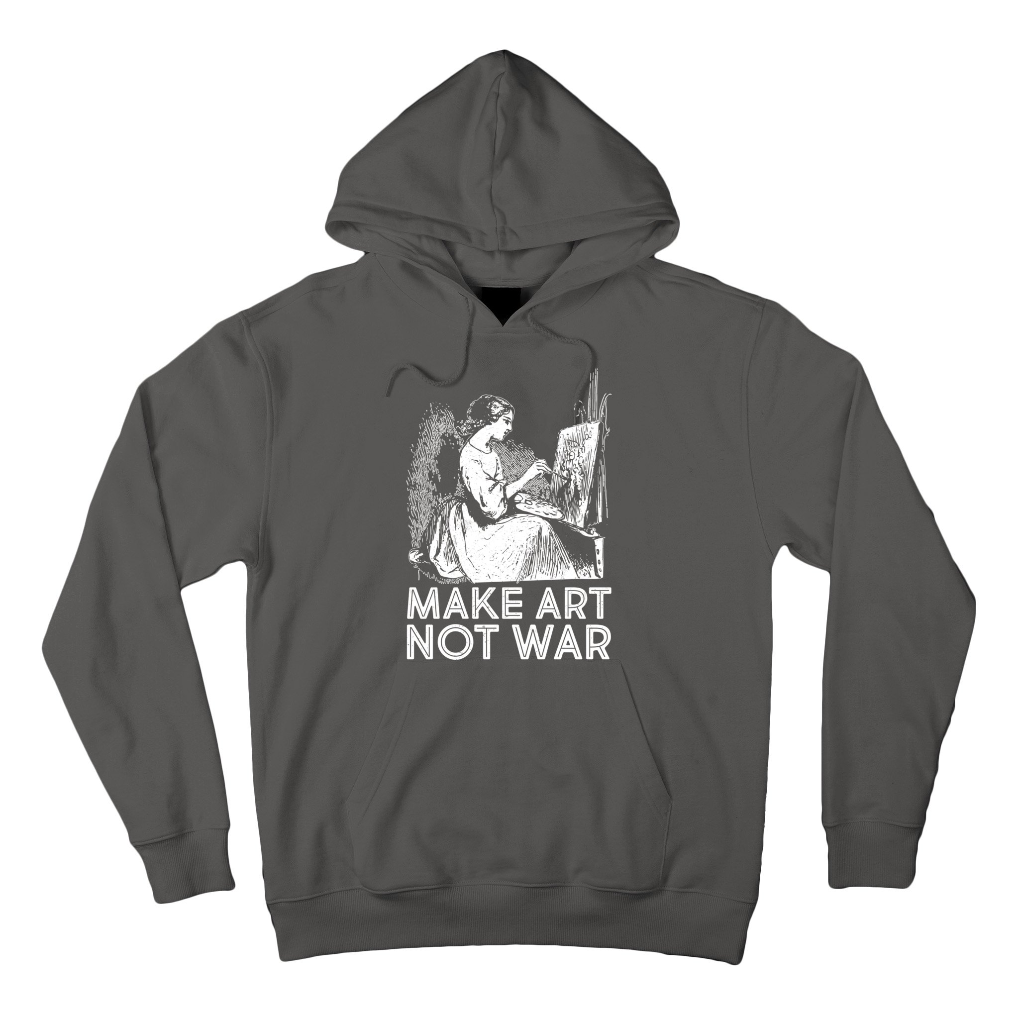 Vintage Make Art Not War Hoodie TeeShirtPalace