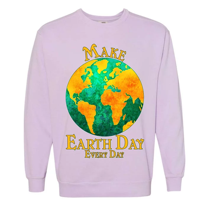 Vintage Make Earth Day Every Day Garment-Dyed Sweatshirt