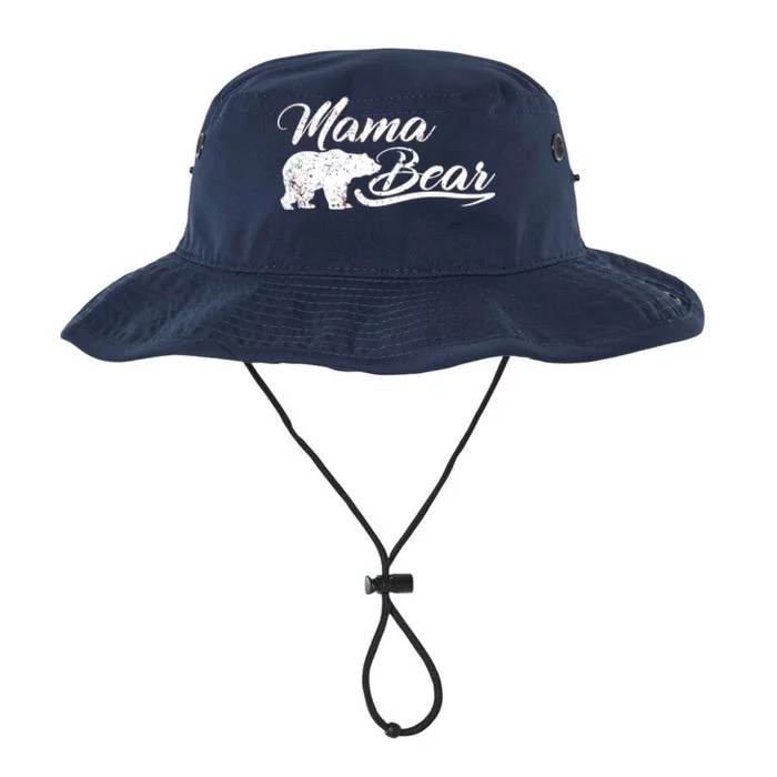 Vintage Mama Bear Retro Mother Logo Legacy Cool Fit Booney Bucket Hat