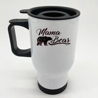Vintage Mama Bear Retro Mother Logo Front & Back Coffee Mug