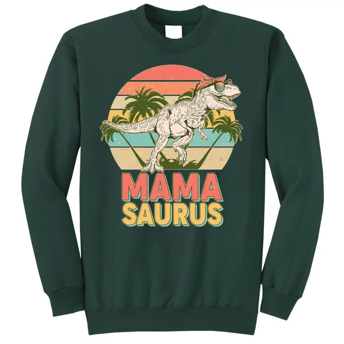 Vintage Mama Saurus T-Rex Mom Mother Sweatshirt